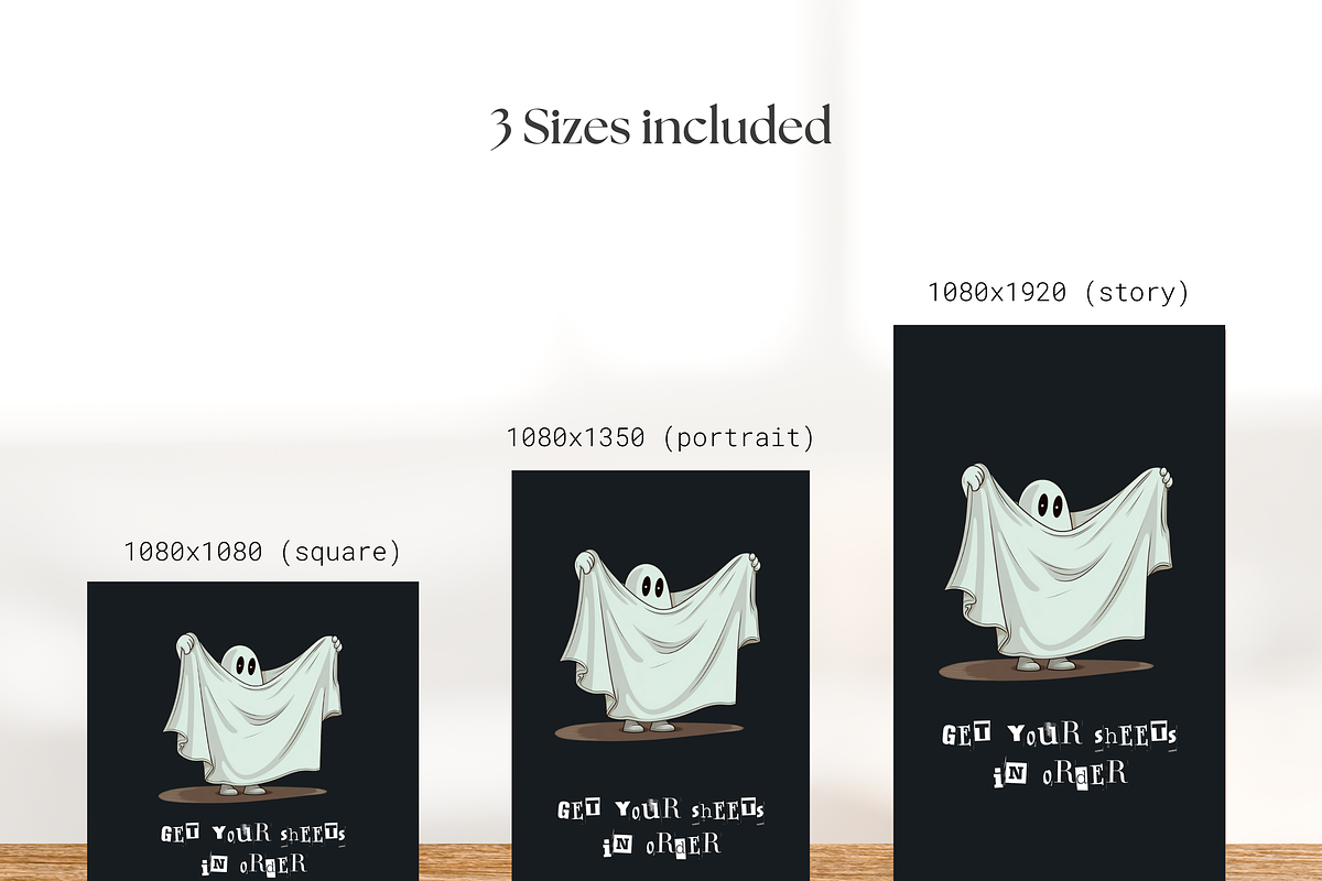 Funny Halloween Template Set I Canva, a Social Media Template by The Social Stuff (Photo 10 of 11)