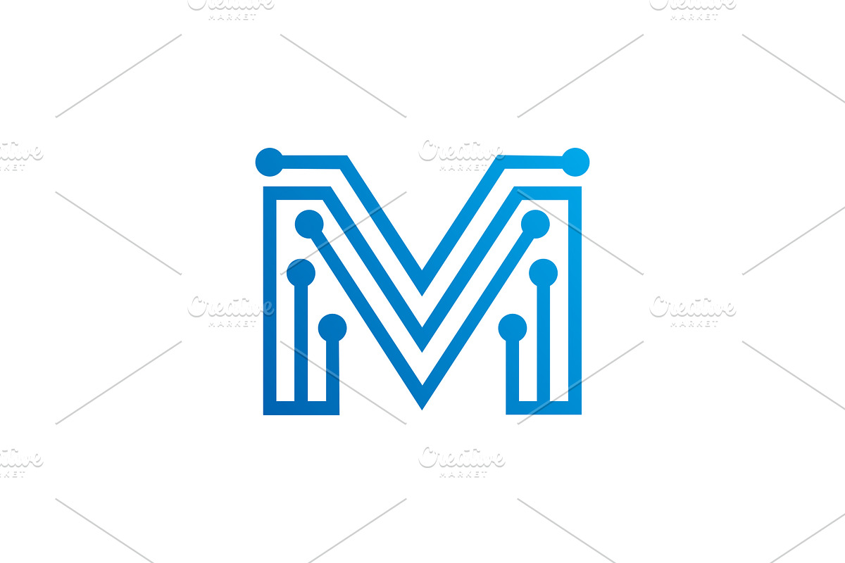 M Tech Logo, a Branding & Logo Template by Creative_Graphic