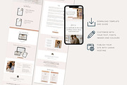 Course Sales Page Template Canva, a Landing Page Template by Tabitha Emma (Thumbnail 5 of 6)