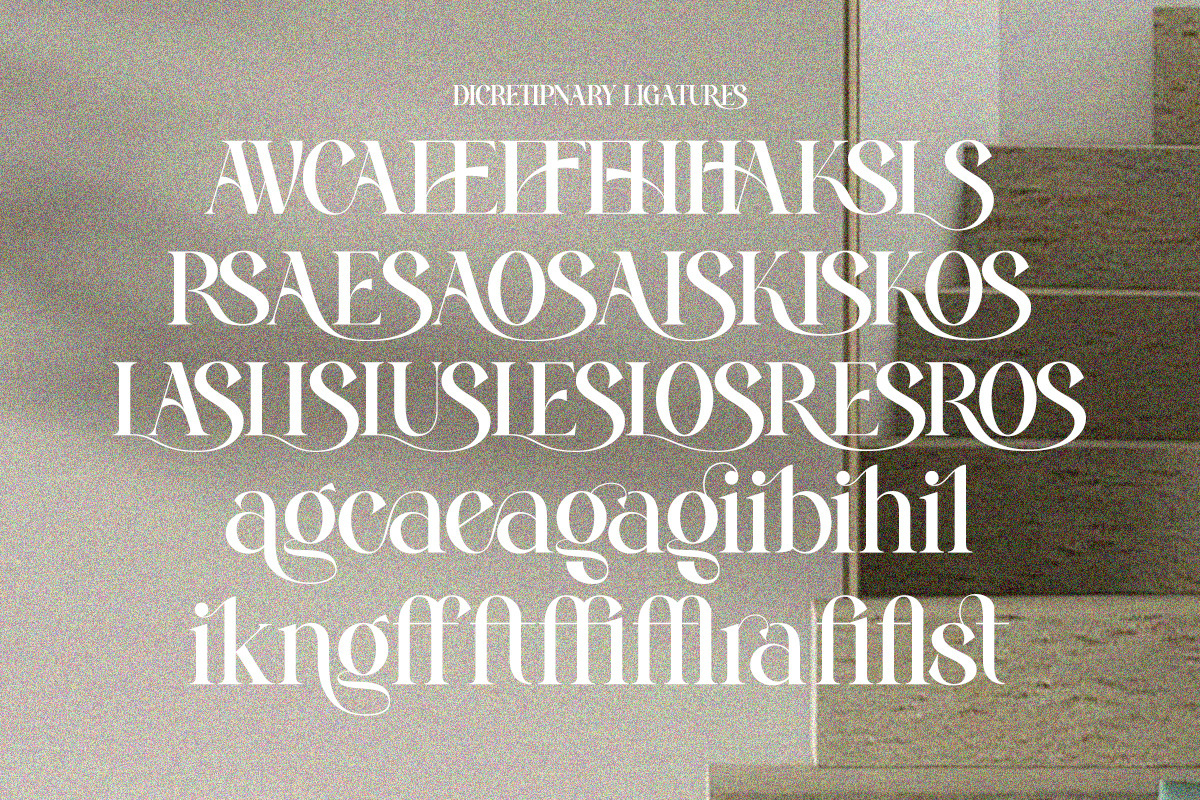 Grandi Ligatura - Modern Luxury, a Serif Font by Qweera Studio (Photo 9 of 12)