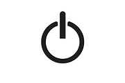 Vector illustration of power button, an Outline Icon by RODINA (Thumbnail 1 of 3)