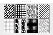 Lines and Brush Strokes, a Pattern Graphic by Type and Graphics Studio (Thumbnail 3 of 7)