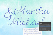 Color Font LiebeHeide, a Script Font by LiebeFonts (Thumbnail 11 of 19)
