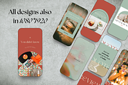 Teal&Red Instagram Templates Pack, a Social Media Template by Social Media Designer (Thumbnail 6 of 6)