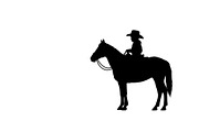 Western Cowboy Horse Silhouette Bund, an Illustration by Designs_River (Thumbnail 41 of 51)