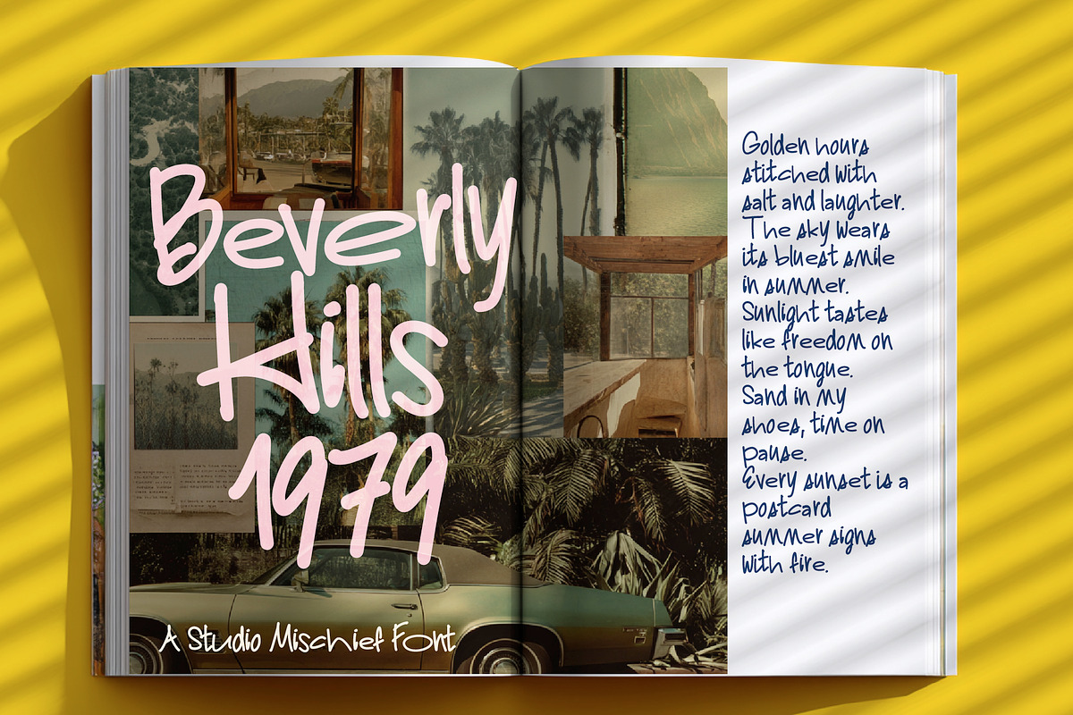 Swim Club - Hand-drawn Display Font, a Handwritten Font by Studio Mischief (Photo 4 of 15)