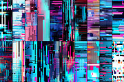 20 Seamless Digital Glitch Patterns, a Pattern Graphic by Nordic Design (Thumbnail 4 of 9)