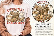 Christmas Cookie Baking Crew Png, a Seasonal Illustration by Libby Wishes (Thumbnail 4 of 4)