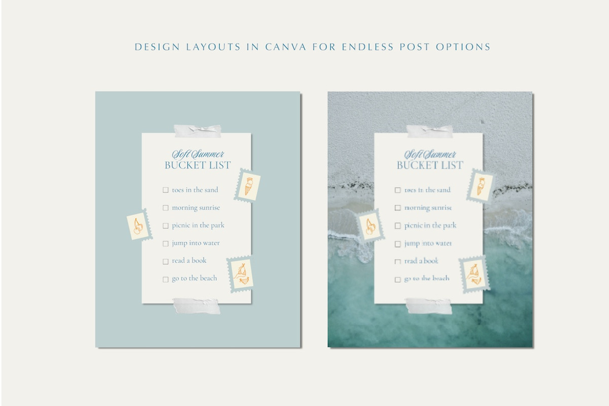 Coastal Instagram Canva Templates preview 5