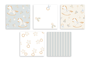 Boho Rocking Horse Pearl Blue, an Object Illustration by tetiartline (Thumbnail 3 of 7)