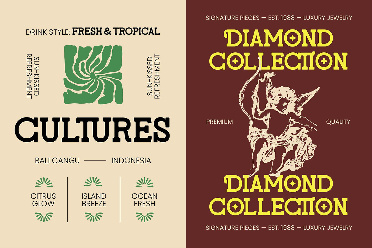 Molusen New Retro Serif Display Font, a Slab Serif Font by timelesstype.co (Photo 9 of 10)