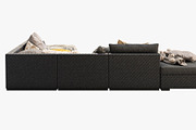 Brown Jordan 4M outdoor wicker sofa, a Furniture 3D Model by 3dmitruk (Thumbnail 16 of 27)