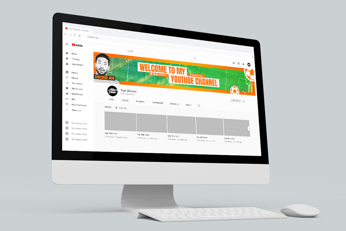 Sport Game Reaction Video Youtube Te, a Social Media Template by Attype (Photo 3 of 5)