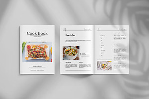 Recipe cookbook layout template, a Brochure Template by Tanmoy Topu