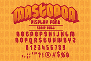 Mastodon Display Font, a Serif Font by TriDub Design Co. (Thumbnail 5 of 5)