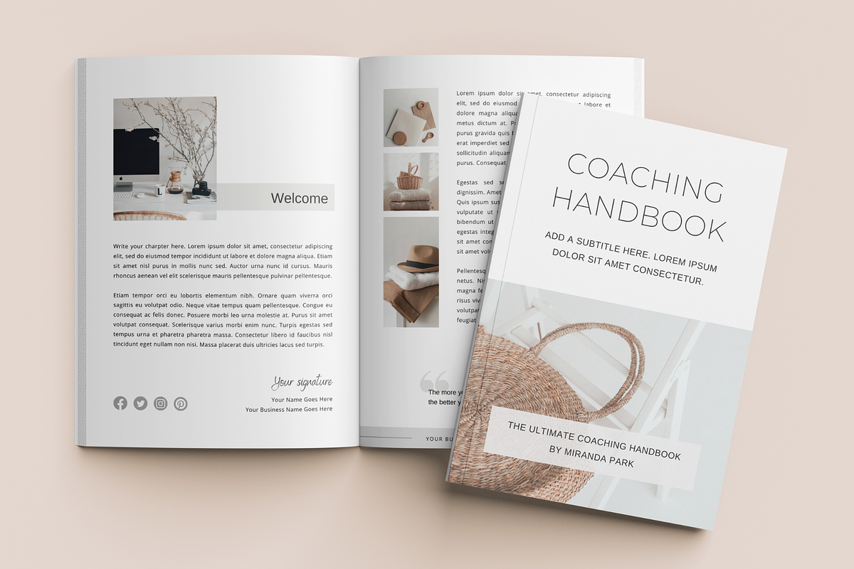 Ebook Workbook Handbook Template, a Magazine Template by ShopRShop (Photo 8 of 12)