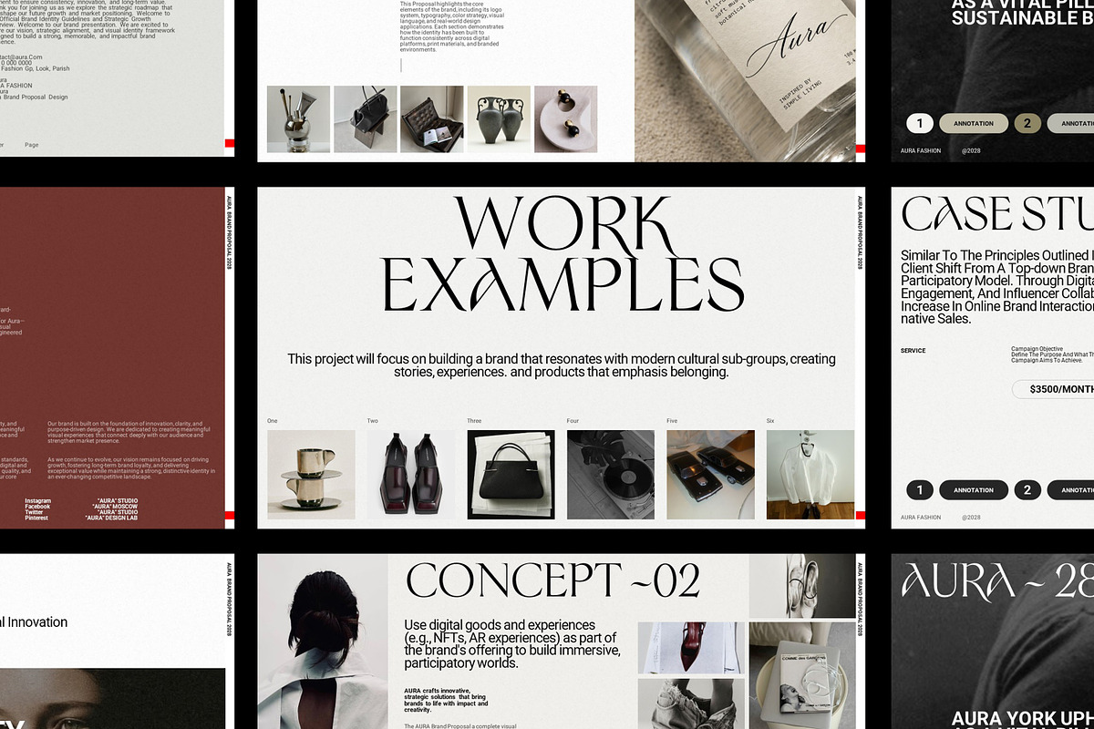 AURA | Brand Proposal Presentation, a Presentation Template by Work_Stock (Photo 4 of 10)