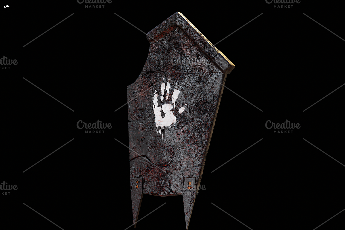 Uruk Hai Shield High Poly, an Object 3D Model by Erdem Haksal