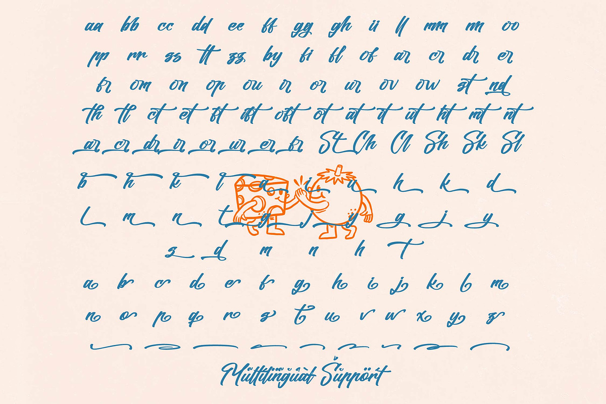 Kickballs United Bold Calligraphy, a Script Font by stylishtype.co (Photo 19 of 20)