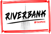 RIVERBANK - Aggressive Graffiti Font, a Sans Serif Font by TokoPress (Thumbnail 1 of 10)