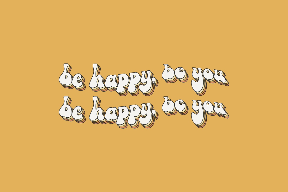 Magic Bloom - A Groovy Font, a Font by Pen Culture (Photo 2 of 6)