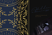 4 designs for back of tarot cards, a Background Graphic by Nadia Murash (Thumbnail 3 of 4)