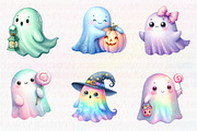 Halloween Pastel Iridescent Ghost, an Illustration by CreationArt (Thumbnail 4 of 5)