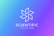 Abstract Modern Line Logo Scientific, a Branding & Logo Template by Signatoro (Thumbnail 3 of 3)