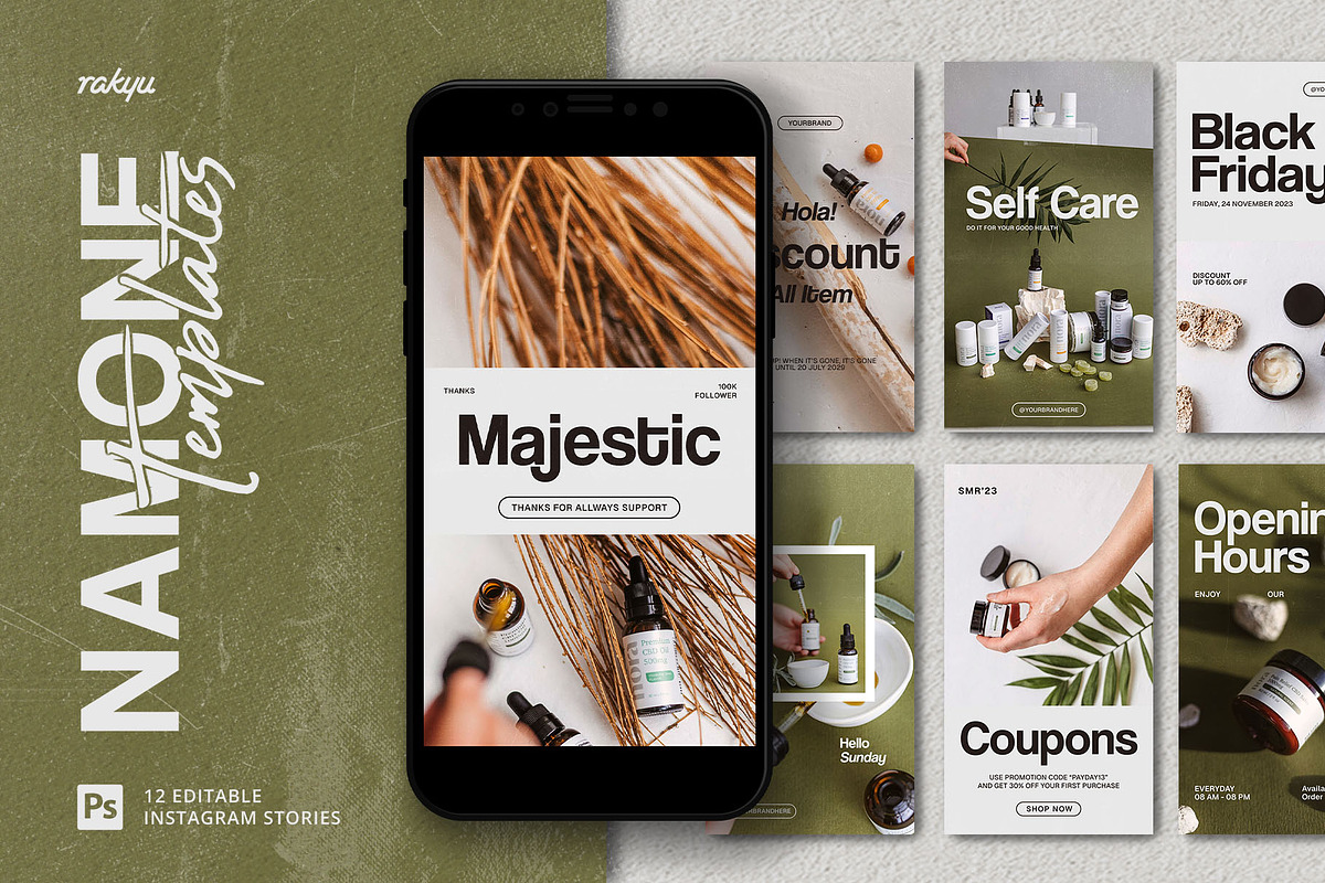 Namone - Instagram Templates, a Social Media Template by Rakyu (Photo 1 of 4)