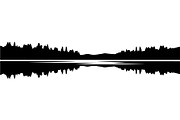 Mirror Landscape Silhouette, an Object Graphic by Designer_Momina (Thumbnail 5 of 20)