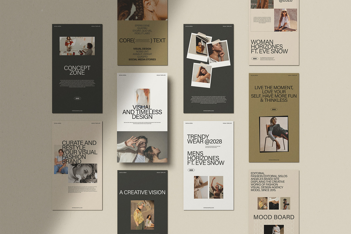 Social Media Visual Design Template, a Social Media Template by ...