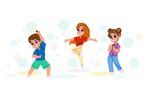 ballet dancing hobby kid vector, a Person Illustration by pikepicture