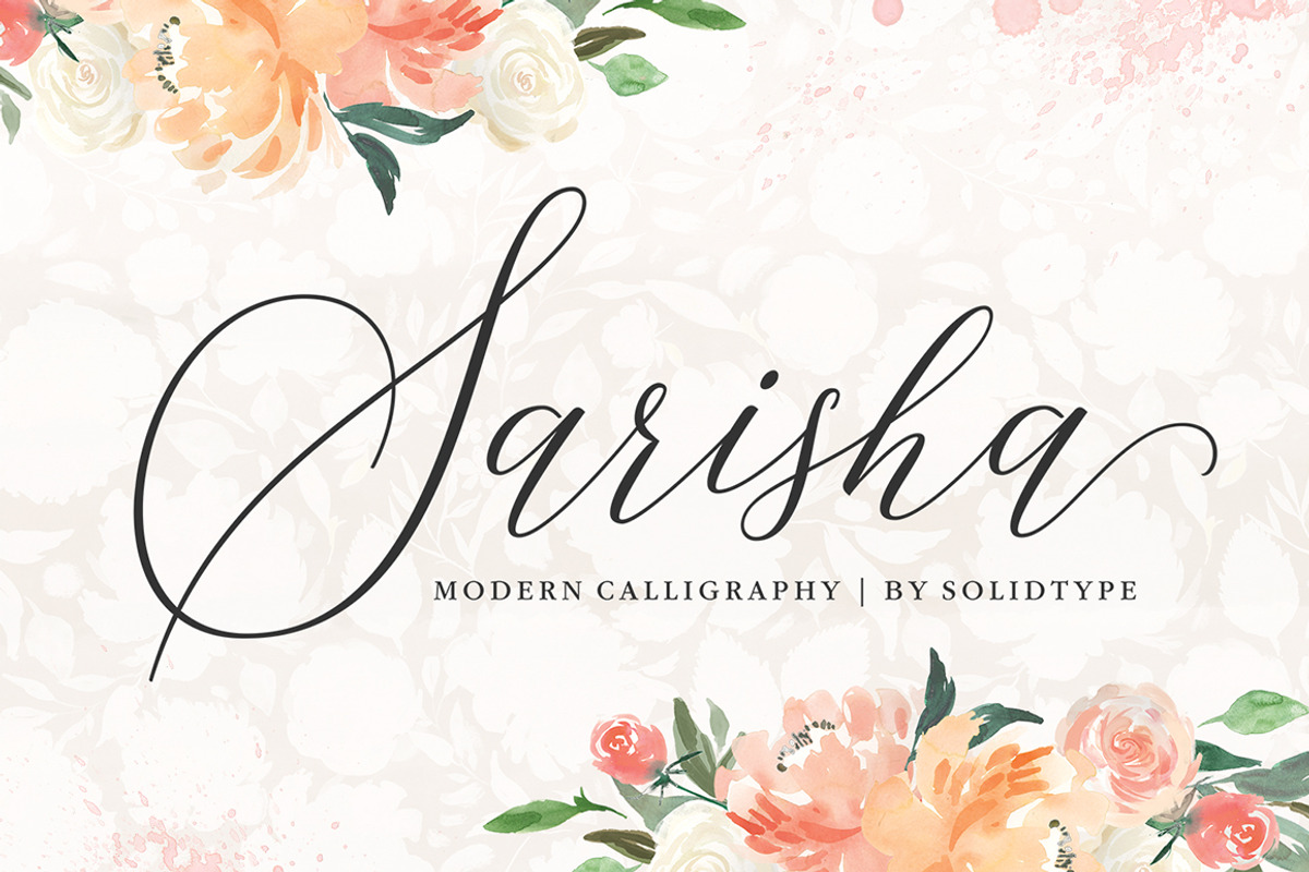 Sarisha Script, a Script Font by Solidtype (Photo 1 of 11)