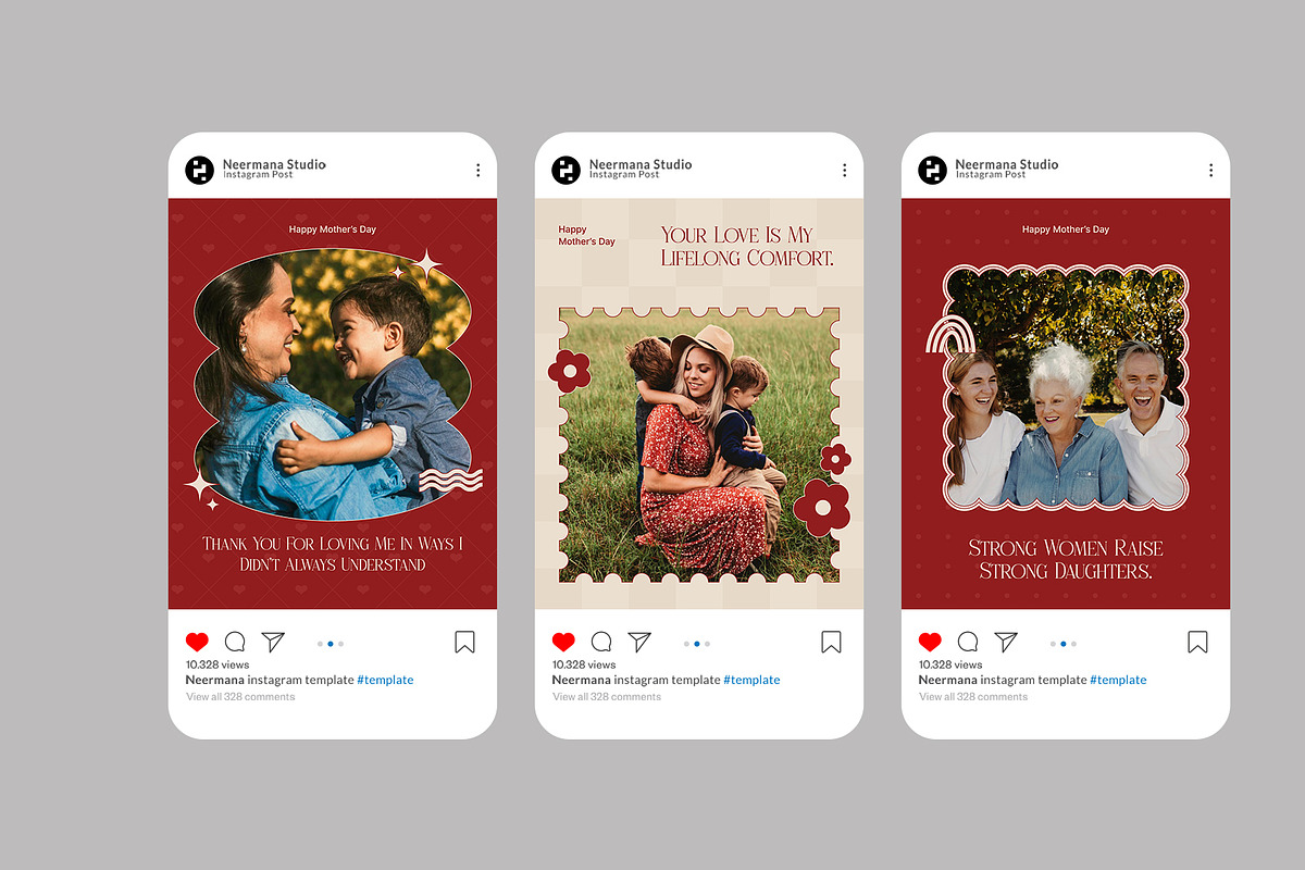 Mothers Day Photo Frame Instagram Po, a Social Media Template by Neermana (Photo 4 of 4)