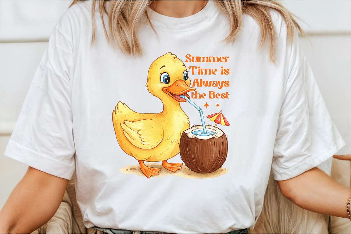 Summer Duck Sublimation Bundle, an Illustration by Libby Wishes (Photo 10 of 12)