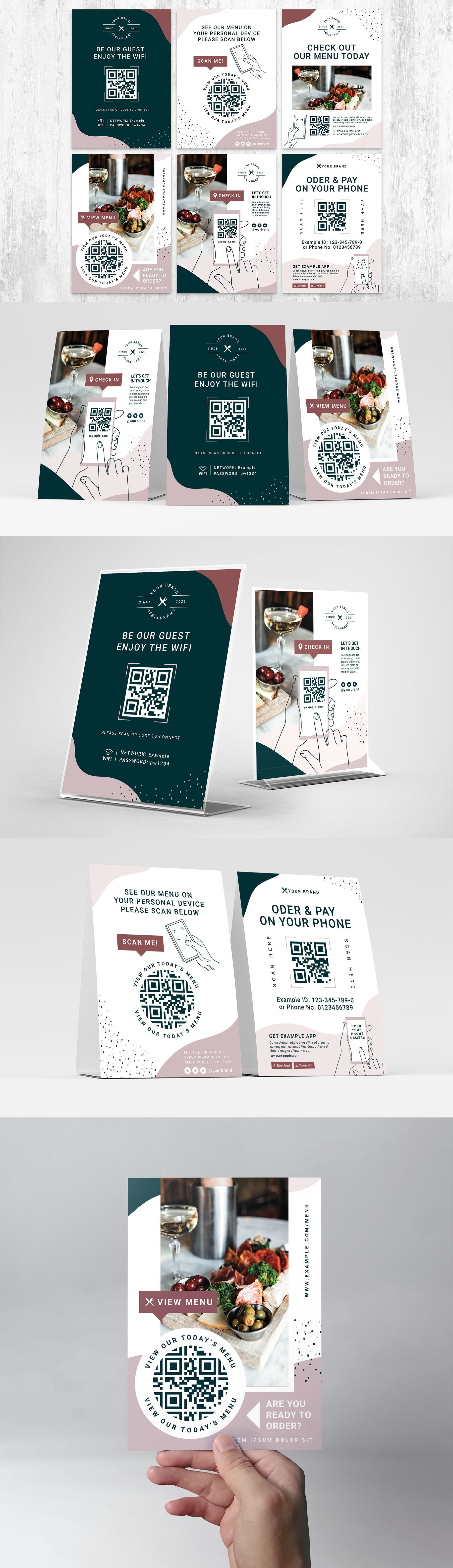 QR Code Flyer Templates Vol.6, a Flyer Template by BrandPacks ...