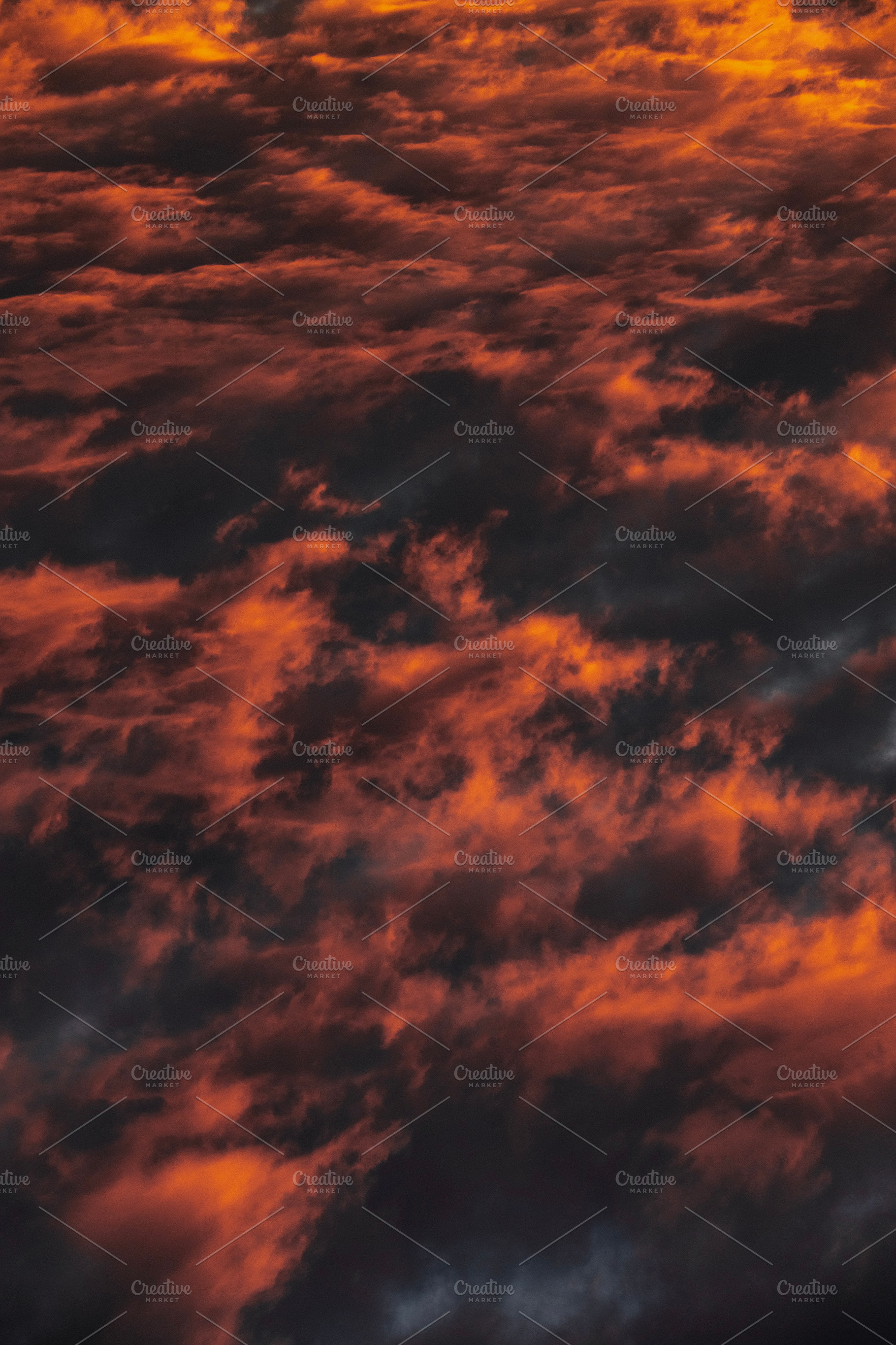 Brisbane Sunset Cloudscape, a Nature Photo by Rob D