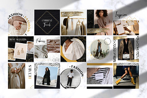 Fashion Instagram Canva Template