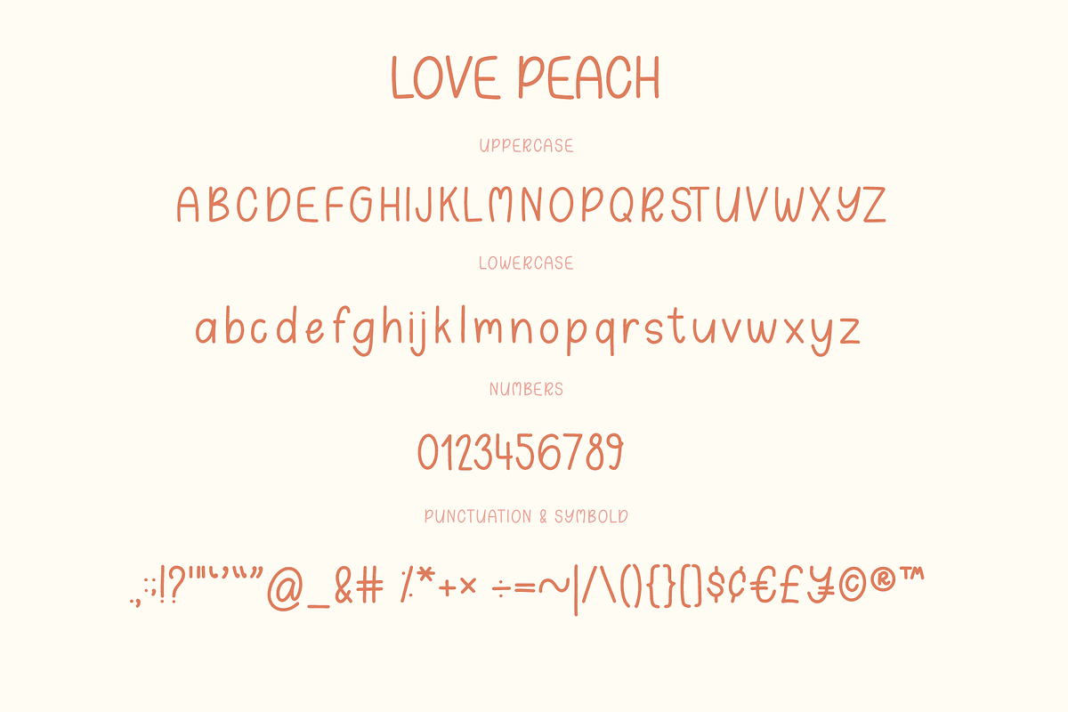 LOVE PEACH LOVELY DUO FONT, a Font by Kanink Studio (Photo 6 of 9)