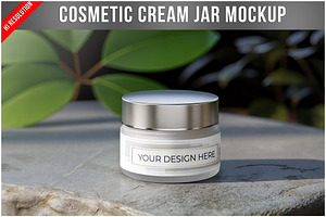 Cosmetic Cream Jar Mockup PSD, a Packaging Mockup by Bruno's Shop