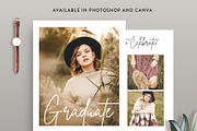 Graduation Announcement CANVA SG011, an Invitation Template by Bellenity Design (Thumbnail 1 of 3)