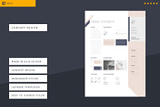 Calm Concept Design Mood Boards, a Stationery Template by Egotype (Thumbnail 2 of 9)