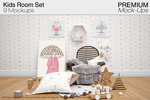 Kids Room Mockup Pack