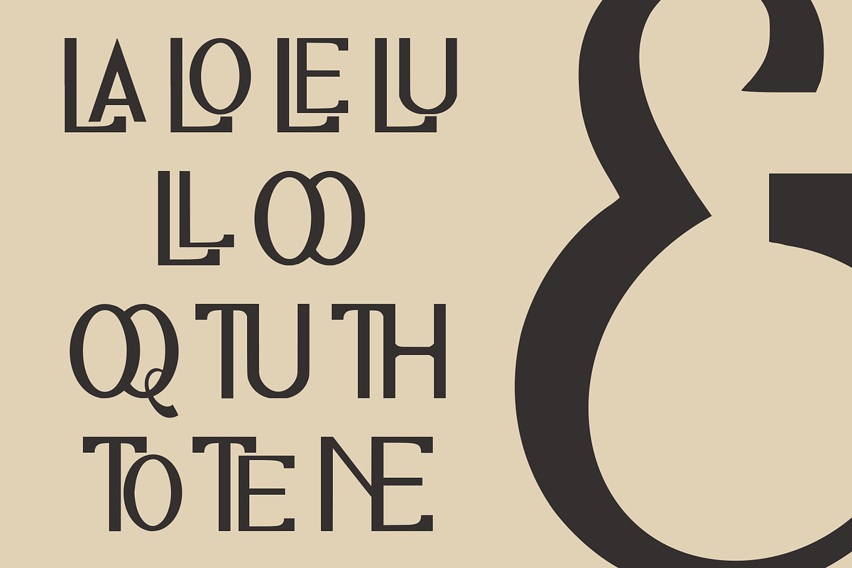 Oquletta Sans Display Font, a Serif Font by Maulana Creative (Photo 5 of 8)