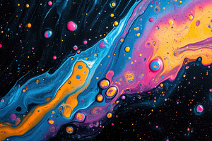 Vibrant, curved wave pattern, a Photo by Pavel_design
