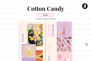 Cotton candy social media templates, a Social Media Template by Chanut is industries (Thumbnail 7 of 8)