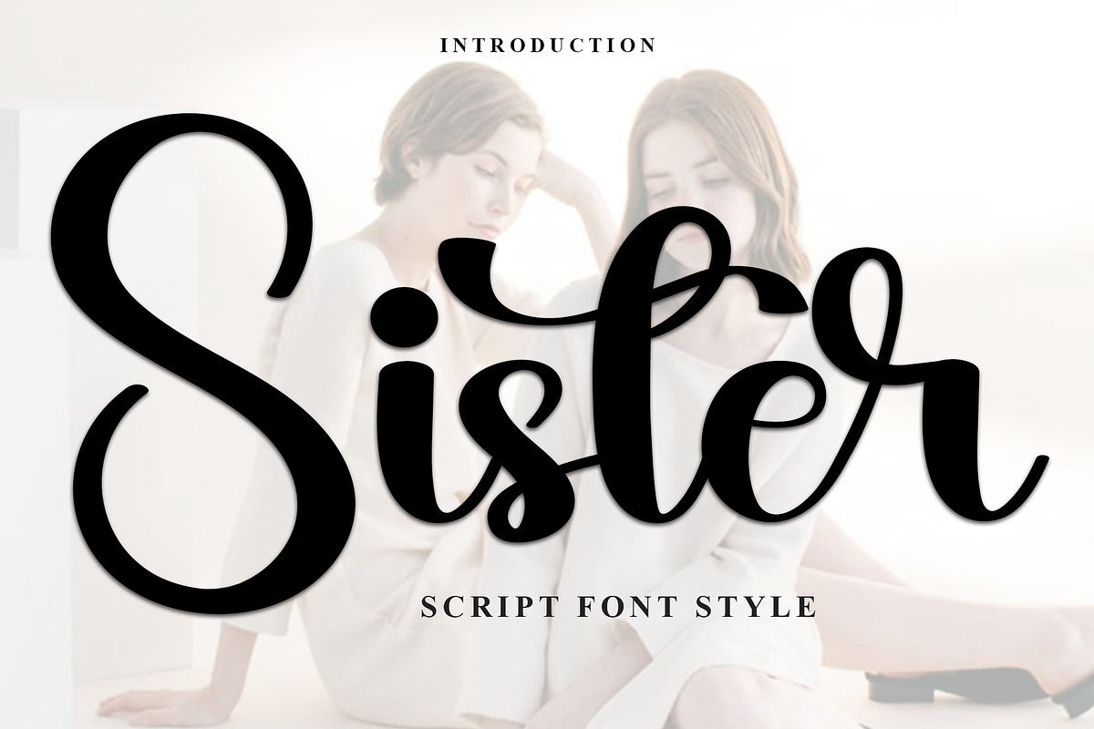 Sister, a Handwritten Font by InermediaSTUDIO (Photo 1 of 8)