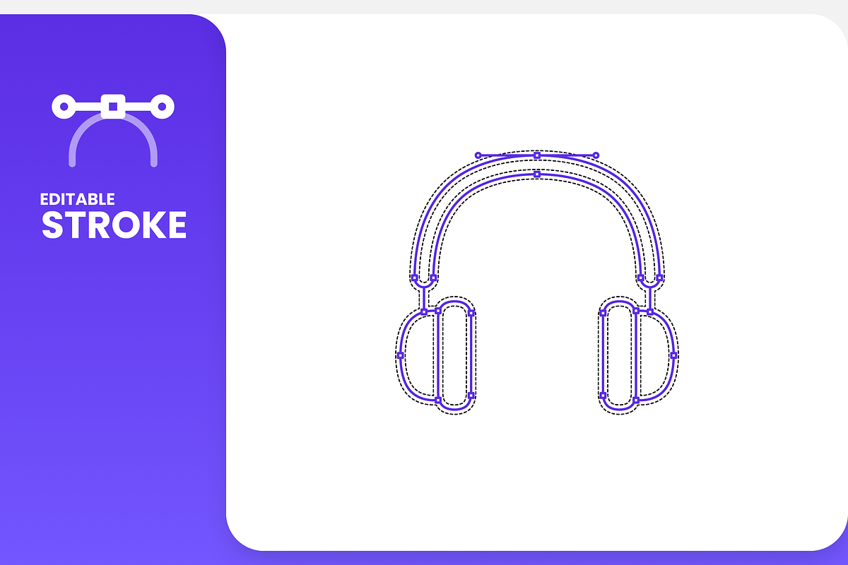 Recording Studio Line Icons, an Outline Icon by RudenkoArts (Photo 2 of 4)