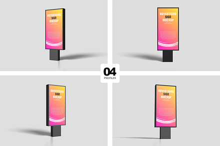 Advertising Sign Mockup