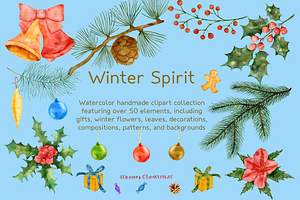 Winter Spirit Watercolor Set